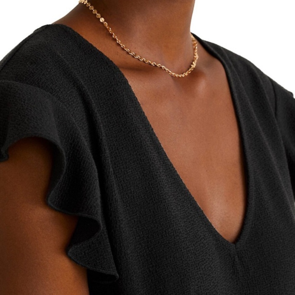 Mango Lolao Ruffled-Sleeve Shift Dress - Picture 3 of 3
